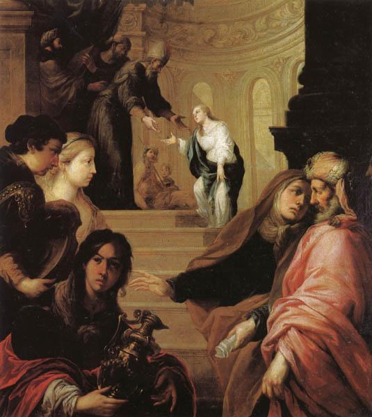 Juan de Sevilla romero The Presentation of the Virgin in the Temple Sweden oil painting art